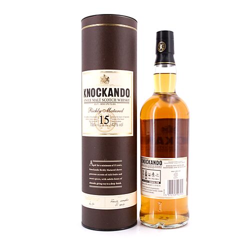 Knockando 15 Jahre  0,70 Liter/ 43.0% vol Produktbild