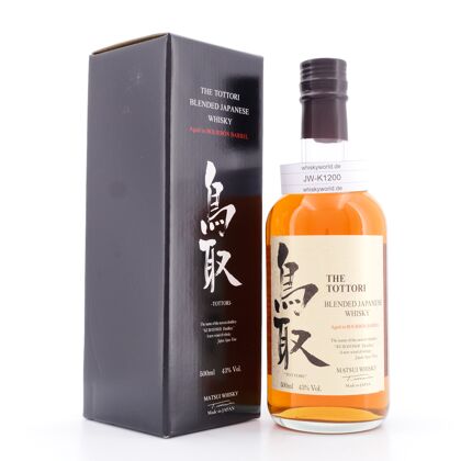 Kurayoshi Distillery The Tottori Bourbon Barrel Blended Japanese Whisky 0,50 Liter/ 43.0% vol