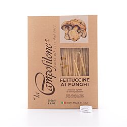 La Campofilone Fettuccine Eiernudeln mit Pilzen  Produktbild