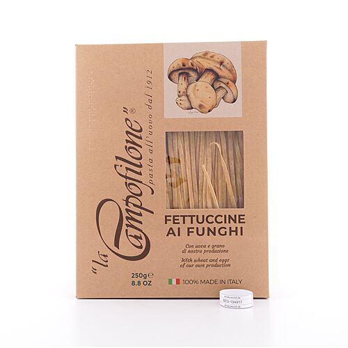 La Campofilone Fettuccine Eiernudeln mit Pilzen  250 Gramm Produktbild