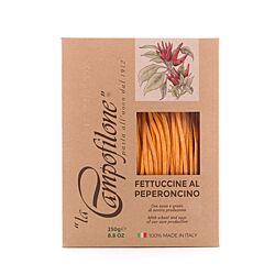 La Campofilone Fettuccine Eiernudeln mit scharfer Paprika  Produktbild