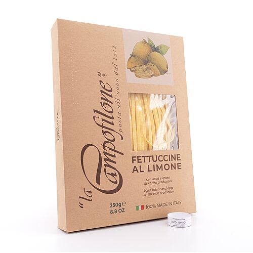 La Campofilone Fettuccine Eiernudeln mit Zitrone  250 Gramm Produktbild