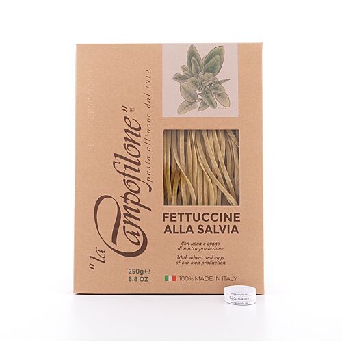 La Campofilone Fettucine Eiernudeln mit Salbei  250 Gramm Produktbild