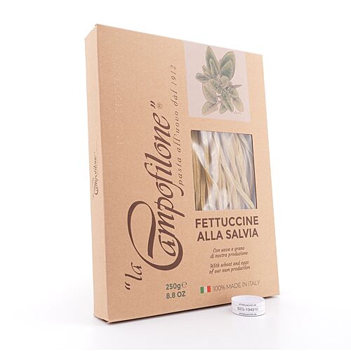 La Campofilone Fettucine Eiernudeln mit Salbei  250 Gramm Produktbild