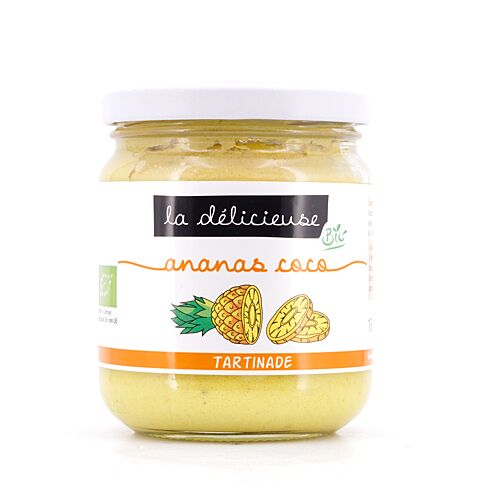 La Délicieuse Ananas & Kokos Aufstrich BIO  180 Gramm Produktbild