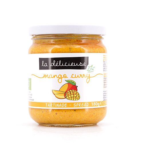 La Délicieuse Mango Curry Aufstrich BIO  180 Gramm Produktbild