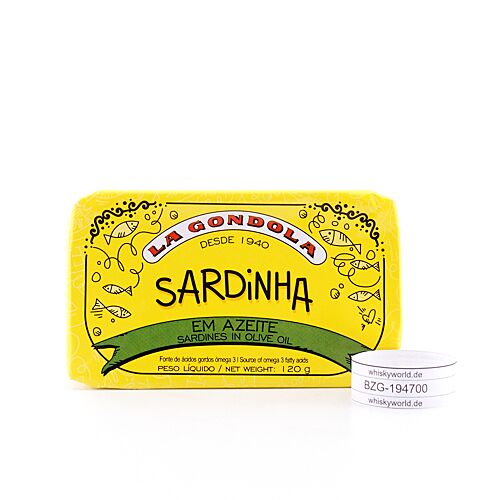 La Gondola Sardinen in Olivenöl  125 Gramm Produktbild