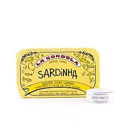 La Gondola Sardinen in Olivenöl mit Zitrone  Produktbild