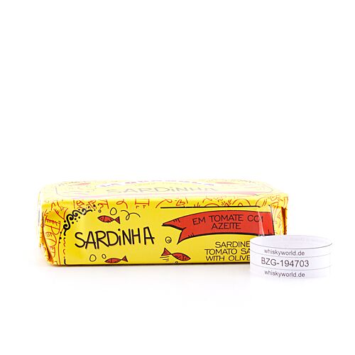 La Gondola Sardinen in Tomatensauce mit Olivenöl 120g 85 Gramm Abtropfgewicht Produktbild