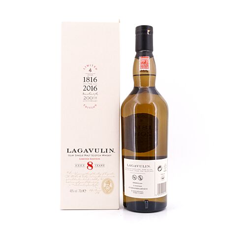Lagavulin 8 Jahre limitierte Sonderabfüllung 200 Jahre Lagavulin 0,70 Liter/ 48.0% vol Produktbild