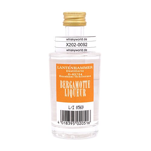 Lantenhammer Bergamotte Liqueur Miniatur 0,050 Liter/ 25.0% vol Produktbild