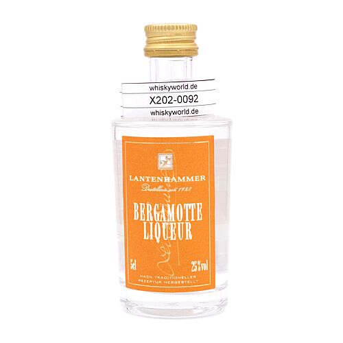 Lantenhammer Bergamotte Liqueur Miniatur 0,050 Liter/ 25.0% vol Produktbild