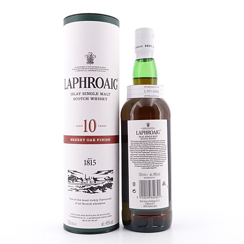 Laphroaig 10 Jahre Sherry Oak Finish  0,70 Liter/ 48.0% vol Produktbild