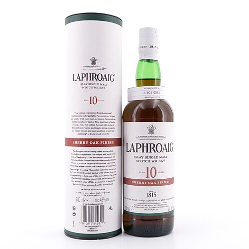 Laphroaig 10 Jahre Sherry Oak Finish  0,70 Liter/ 48.0% vol Produktbild
