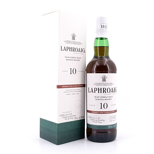 Laphroaig 10 Jahre Sherry Oak Finish  0,70 Liter/ 48.0% vol Produktbild
