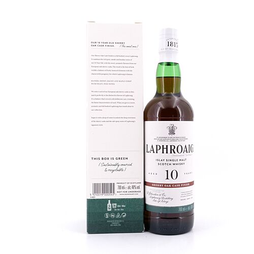 Laphroaig 10 Jahre Sherry Oak Finish  0,70 Liter/ 48.0% vol Produktbild