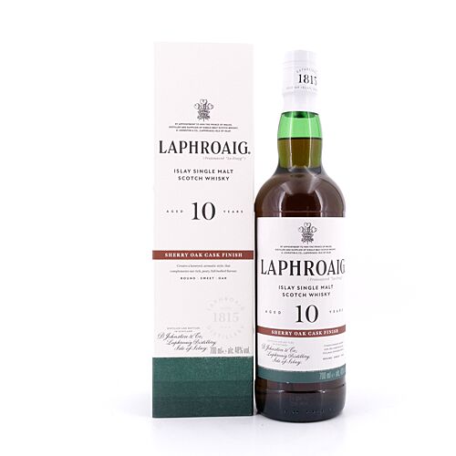 Laphroaig 10 Jahre Sherry Oak Finish  0,70 Liter/ 48.0% vol Produktbild
