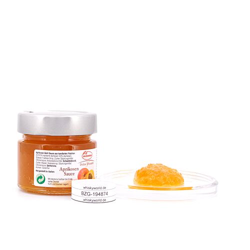 Lazzaris Aprikosen-Senf-Sauce aus kandierten Früchten  120 Gramm Produktbild