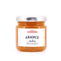 Lazzaris Orangen-Sauce aus kandierten Früchten mit Senfaroma Orangen Sauce Süß-Scharf Produktbild