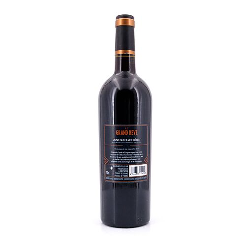 Le Grand Rêve Réserve Pays d'Herault Mont Baudile IGP Syrah, Grenache, Carignan 0,750 Liter/ 14.0% vol Produktbild