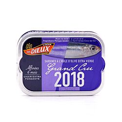 Le Trésor des Dieux Jahrgang Sardinen ´Grand Cru´ Jahrgang 2018 115g Produktbild