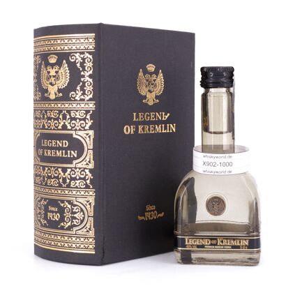 Legend of Kremlin Vodka Miniatur in Black Book 0,050 Liter/ 40.0% vol