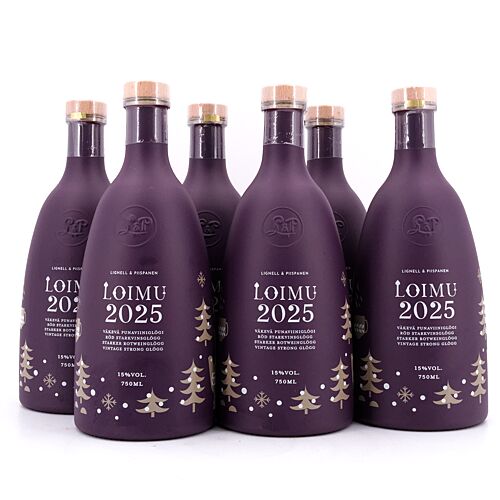 Lignell & Piispanen Loimu Glögg 2025 Rot starker Rotweinglögg Vorteils-Set 0,750 Liter/ 15.0% vol Produktbild
