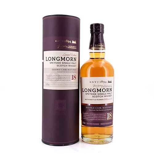 Longmorn 18 Jahre Double Cask 0,70 Liter/ 48.0% vol Produktbild
