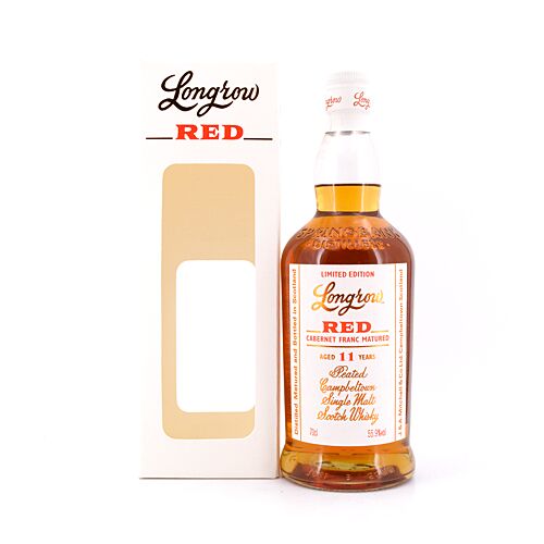 Longrow Red 11 Jahre Cabernet Franc Casks Release 2018 0,70 Liter/ 55.9% vol Produktbild