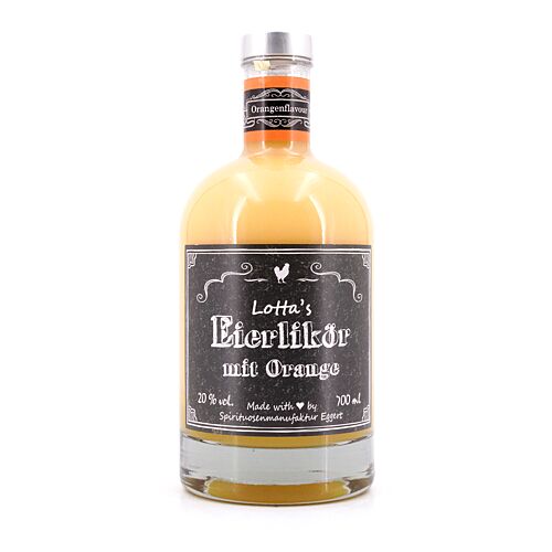 Lottas Eierlikör mit Orange  0,70 Liter/ 20.0% vol Produktbild