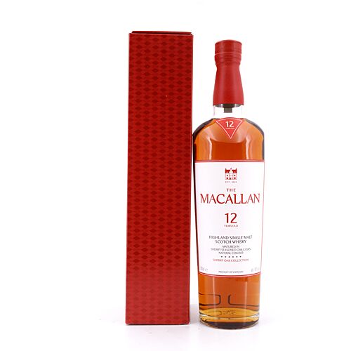 Macallan 12 Jahre Sherry Cask 0,70 Liter/ 40.0% vol Produktbild