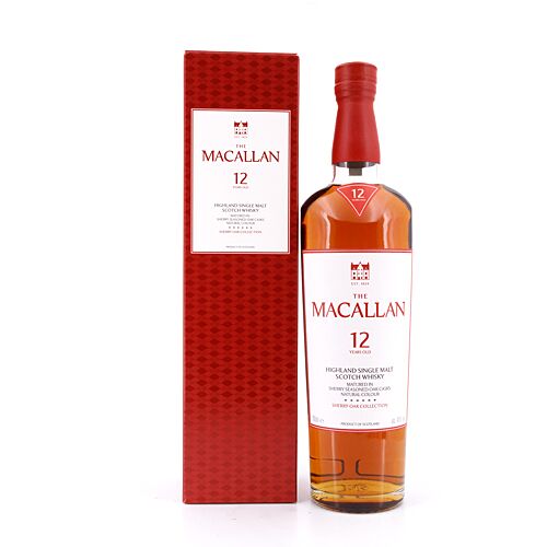 Macallan 12 Jahre Sherry Cask 0,70 Liter/ 40.0% vol Produktbild