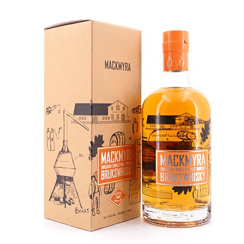 Mackmyra Brukswhisky  0,70 Liter/ 41.4% vol Produktbild