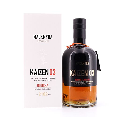 Mackmyra Kaizen 03 Hojicha 2102 Bottles 0,70 Liter/ 45.9% vol Produktbild