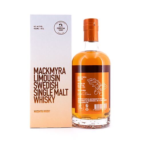 Mackmyra Limousin  0,70 Liter/ 46.1% vol Produktbild