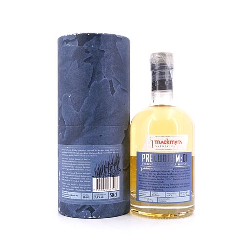 Mackmyra Preludium:01  0,50 Liter/ 55.6% vol Produktbild