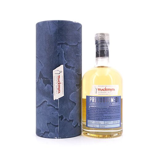 Mackmyra Preludium:01  0,50 Liter/ 55.6% vol Produktbild