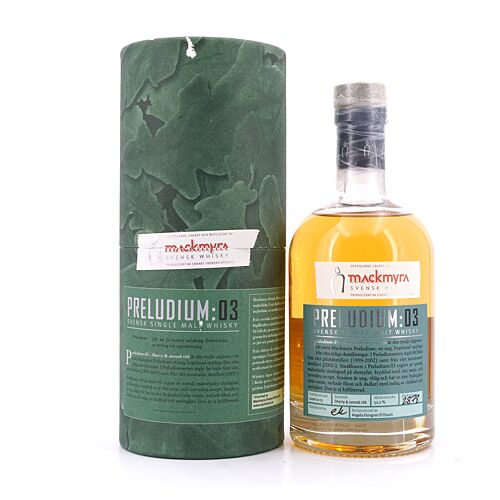Mackmyra Preludium:03  0,50 Liter/ 52.2% vol Produktbild