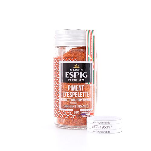 Maison Espig Piment D'Espelette Espelette Chili Pfeffer BIO 40 Gramm Produktbild