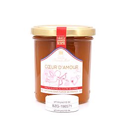 Maison Francis Miot Coeur d`Amour Konfitüre aus Aprikose, Mango, Passionsfrucht, Pfirsich & Champagner, mit Rohrzucker Produktbild