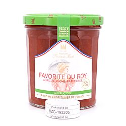 Maison Francis Miot Favorite Du Roy /Aprikose, Pfirsich & Himbeere Fruchtaufstrich ohne Zucker Produktbild