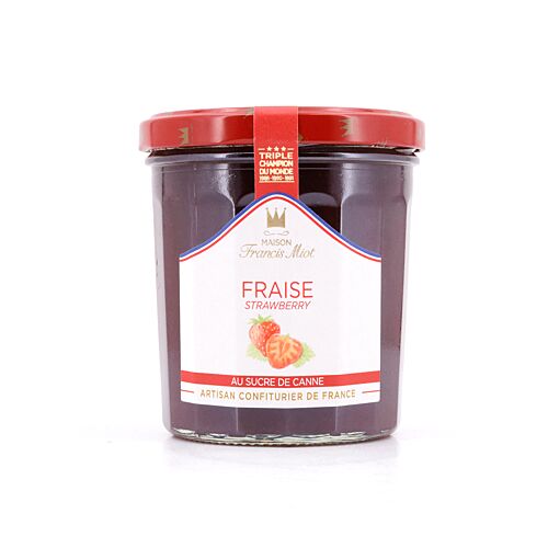 Maison Francis Miot Fraise Erdbeer Fruchtaufstrich mit Rohrzucker 340 Gramm Produktbild