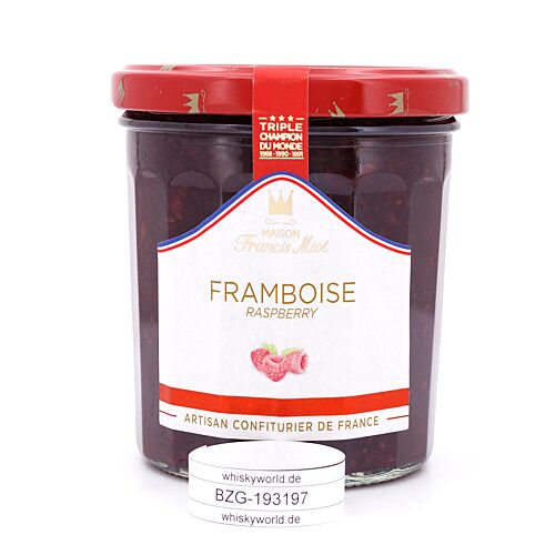 Maison Francis Miot Framboise Himbeer Fruchtaufstrich mit Rohrzucker 340 Gramm Produktbild