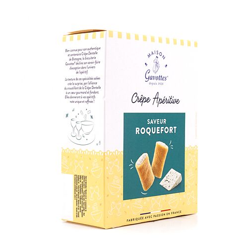 Maison Gavottes Crêperöllchen mit Roquefortgeschmack  110 Gramm Produktbild