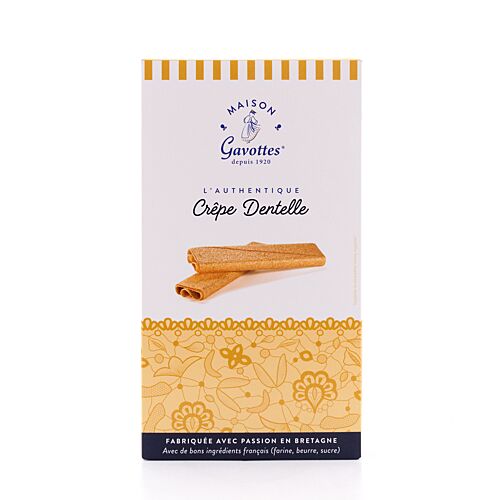 Maison Gavottes Crêpe Dentelle Knusper-Butterplätzchen 125 Gramm Produktbild