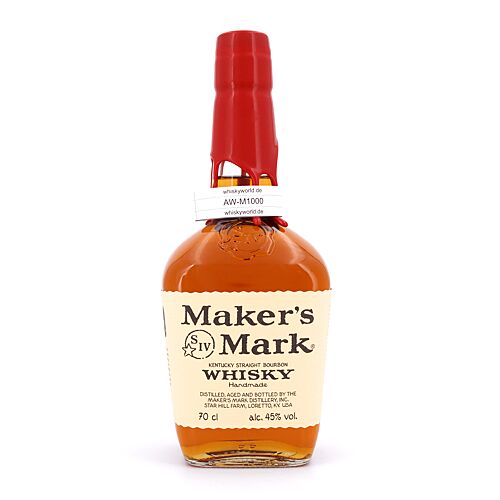 Maker's Mark Kentucky Straight Bourbon Whiskey  0,70 Liter/ 45.0% vol Produktbild