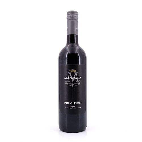Mannara Primitivo Jahrgang 2022 0,750 Liter/ 13.5% vol Produktbild