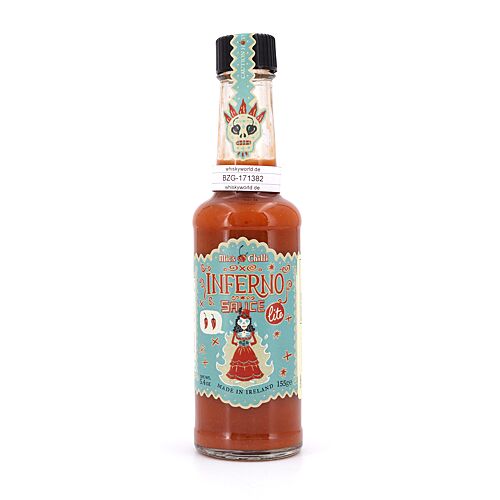 Mic's Chilli Inferno lite sehr scharfe Chili-Sauce 3 Habanero-Chili pro Flasche 14.000 Scoville 155 Gramm Produktbild