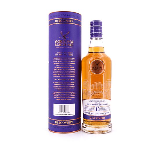 Miltonduff 10 Jahre G&M Discovery NEW RANGE  0,70 Liter/ 43.0% vol Produktbild