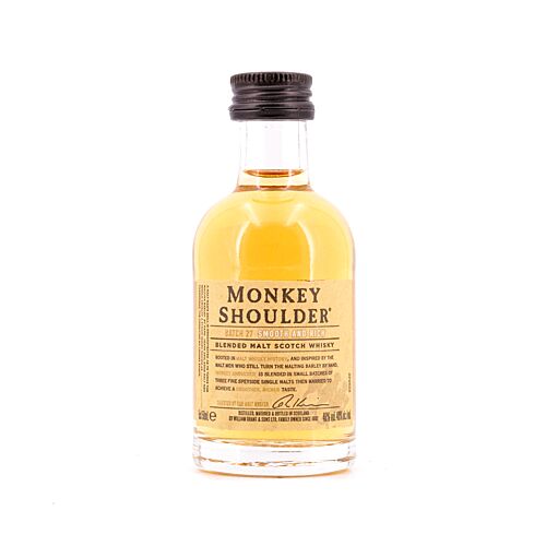 Monkey Shoulder Vatting von Glenfiddich, Balvenie & Kinivie  0,050 Liter/ 40.0% vol Produktbild